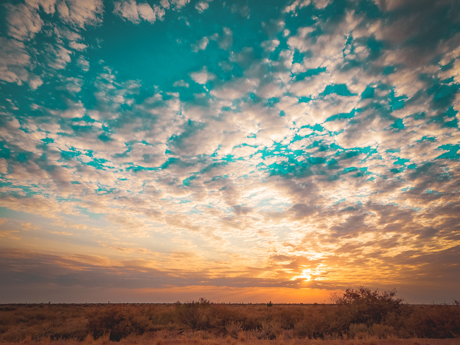 Outback Australia sky.